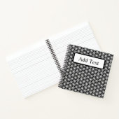 Japanese-Inspired Geometric Black & White Custom Notitieboek (Binnen)