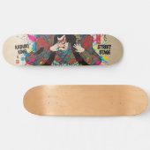 Japanese  KABUKI　Style Skateboard Art  |歌舞伎 (Horizontaal)