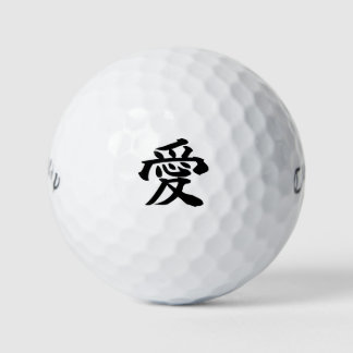 Japanese KANJI "AI" Golf ball Golfballen