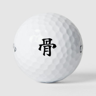 Japanese KANJI "HONE" Golf ball Golfballen