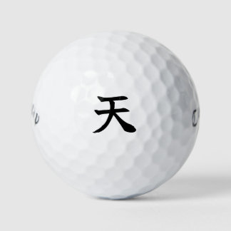 Japanese KANJI "TEN" Golf ball  Golfballen