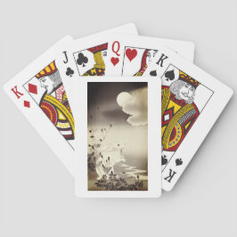 JAPANESE KARTEN EN MOON SPELEN POKERKAARTEN
