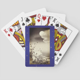 JAPANESE KARTEN EN MOON SPELEN POKERKAARTEN
