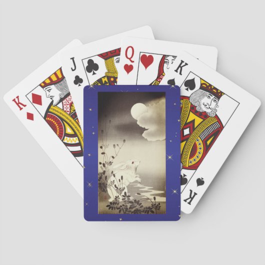 JAPANESE KARTEN EN MOON SPELEN POKERKAARTEN (Achterkant)