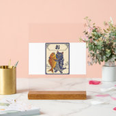 Japanese Karuta Cat Acryl Bord (Huwelijk)
