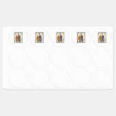 Japanese Karuta Cat with Tai Fish Labels (Vel)