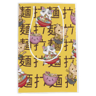 Japanese Kawaii Anime Cat Ramen Noodles Medium Cadeauzakje