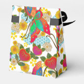 Japanese kimono pattern favor box bedankdoosjes (Achterkant)
