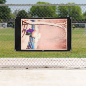 JAPANESE KOEPEL IN SNEEUW WOODBLOCK-AFDRUKBanner Spandoek (Insitu)
