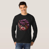 Japanese Koi and Koi with cherry blossom and Sakur T-shirt (Voorkant volledig)