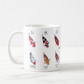 Japanese Koi Art Cup | Koi Illustration Gift Koffiemok (Links)