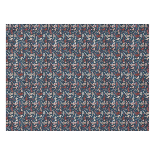 Japanese Koi Dinning Delight Tafelkleed (Voorkant (Horizontaal))