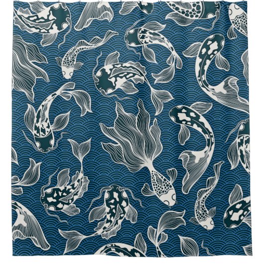 Japanese Koi Fish Douchegordijn (Voorkant)