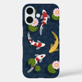 Japanese Koi Fish Pond iPhone 16 Hoesje