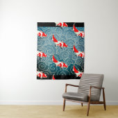 JAPANESE KOI FISH Tapestry Wandkleed (In situ)