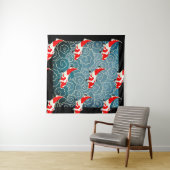 JAPANESE KOI FISH Tapestry Wandkleed (In Situ (horizontaal))