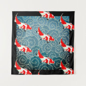 JAPANESE KOI FISH Tapestry Wandkleed (Voorkant)