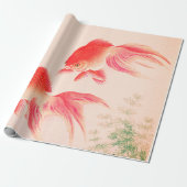JAPANESE KOI FISH Wrapping Paper Cadeaupapier (Uitgerold)