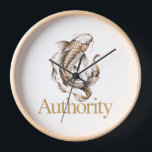 Japanese Koi Symbol of Authority Mastery<br><div class="desc">Time reveals the strength within us. Inspired by the powerful symbolism of koi fish, this design reflects perseverance, leadership, and the quiet mastery developed through life's journey. In Japanese tradition, koi represent transformation and the courage to keep moving forward despite resistance. Within a space, this design becomes a meaningful reminder...</div>