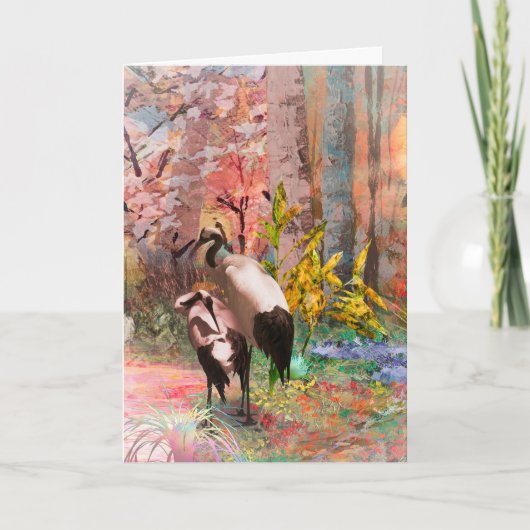 JAPANESE KRANEN "Rising Sun" Kaart (Voorkant)