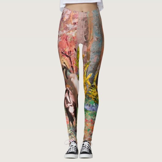 JAPANESE KRANEN "Rising Sun" Leggings (Voorkant)