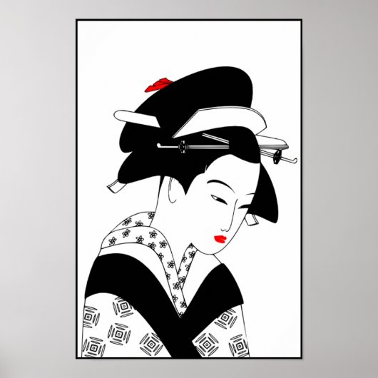 JAPANESE LADY1_POSTER POSTER (Voorkant)