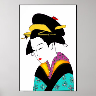 JAPANESE LADY_POSTER POSTER