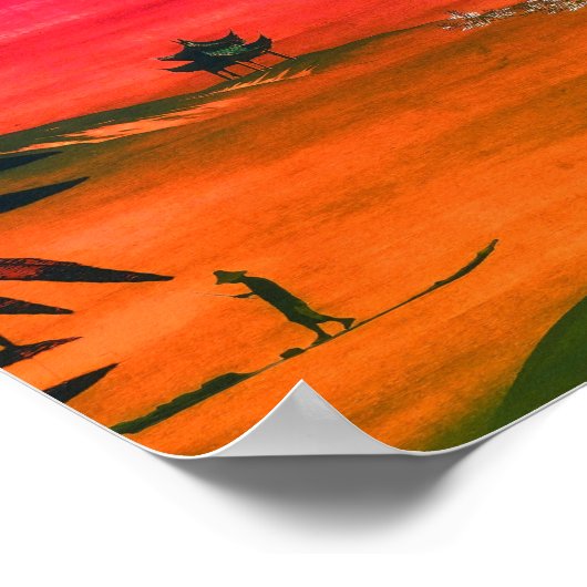 JAPANESE LANDSCAPE ART POSTER (Hoek)