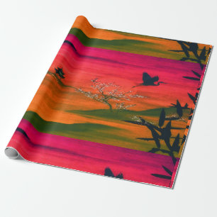 JAPANESE LANDSCAPE ART Wrapping Paper Cadeaupapier