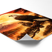 Japanese Landscape Eagle Value Poster  (Hoek)