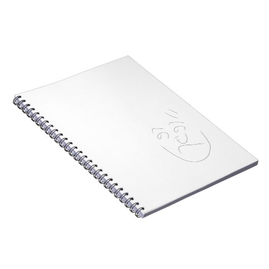 Japanese letter face notebook | へのへのもへじ notitieboek (Rechterzijde)