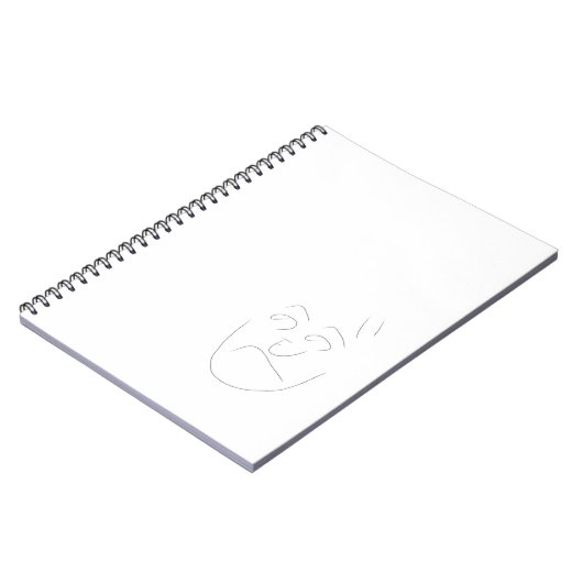 Japanese letter face notebook | へのへのもへじ notitieboek (Linkerzijde)