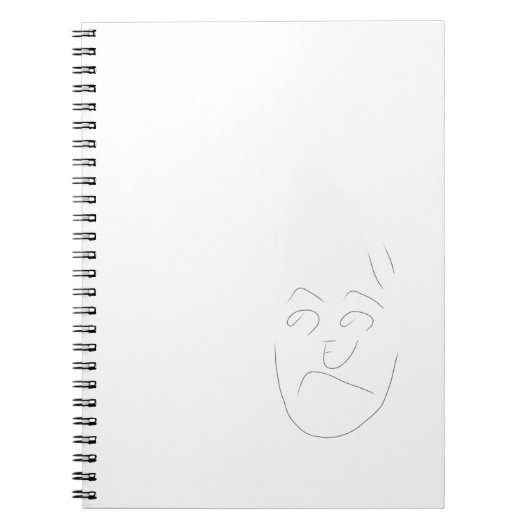 Japanese letter face notebook | へのへのもへじ notitieboek (Voorkant)