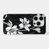 Japanese lily classic illustration iPhone hoesje (Achterkant horizontaal)