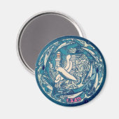 Japanese Manhole Cover Arts―Choshi Seagull Magneet (Voorkant / Achterkant)
