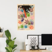 Japanese Maple Leaf Art Print Seiko Ueno Autumn (Thuiskantoor)