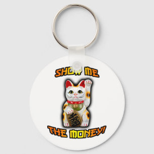 JAPANESE Money CAT Maneki Neko Sleutelhanger