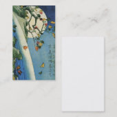 JAPANESE MOON- EN WATERFALL-Visitekaartje Visitekaartje (Voorkant / Achterkant)