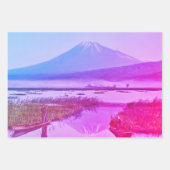 JAPANESE MOUNTAIN PRINT Wrapping Paper Sheet Set (Voorkant 2)
