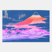 JAPANESE MOUNTAIN PRINT Wrapping Paper Sheet Set (Voorkant)