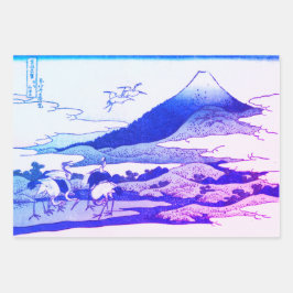 JAPANESE MOUNTAIN PRINT Wrapping Paper Sheet Set