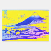 JAPANESE MOUNTAIN PRINT Wrapping Paper Sheet Set (Voorkant)