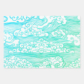 JAPANESE MOUNTAIN PRINT Wrapping Paper Sheet Set (Voorkant 3)