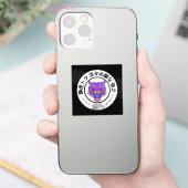 Japanese Neon Tiger – Edo Meets Modern Sticker (Telefoon)