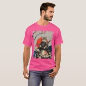 Japanese Ninja Art and Japan Samurai Cat onurtle f T-shirt (Voorkant volledig)