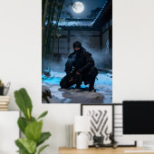 Japanese Ninja Warrior Poster (Thuiskantoor)