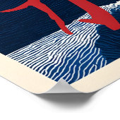 Japanese Ocean Poster Source of Strength – Blue (Hoek)