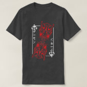 Japanese Oni Mask Demon Mask Bushido Samurai Stree T-shirt (Design voorkant)