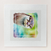 Japanese Otter in Tranquil Waters 040924AREF130 -  Legpuzzel (Horizontaal)