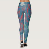 JAPANESE PATROON AFGEDRUKTE Leggings (Achterkant)